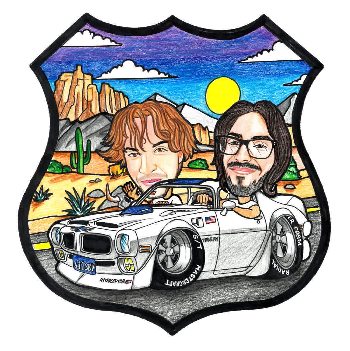 Stickers amb caricatures personalitzades